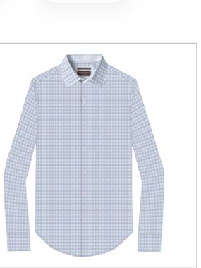 JOHNSTON & MURPHY men’s Linen-Blend Dress Shirt